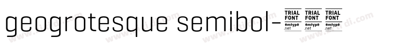 geogrotesque semibol字体转换
